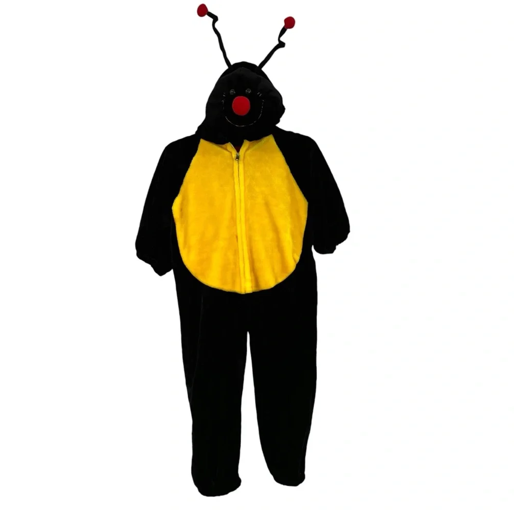 Kids Ladybug Halloween Costume‎ – Fuzzy Plush Lady Bug Outfit – 44